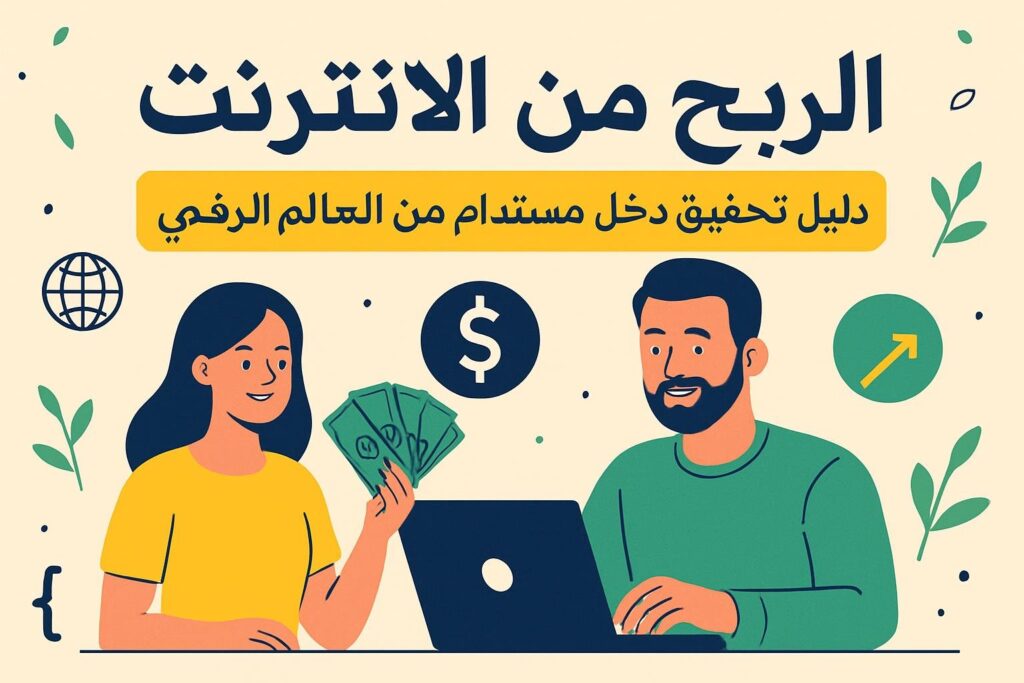 الربح من الانترنت: دليل شامل لتحقيق دخل مستدام من العالم الرقمي
